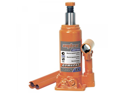Домкрат гидравлический бутылочный 3 т. , Ombra OHT103