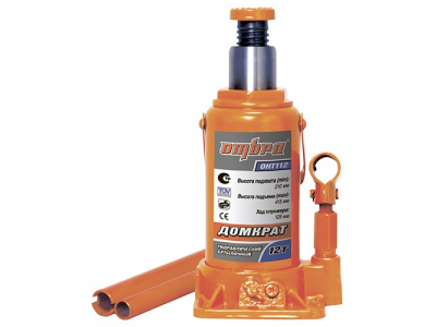 Домкрат гидравлический бутылочный 12 т. , Ombra OHT112