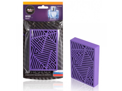 Ароматизатор под сиденье пластик "3D-лабиринт" boss