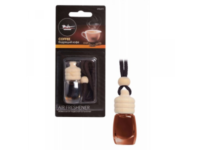 Ароматизатор подвесной "Бутылочка" бодрящий кофе