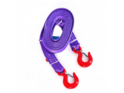 Буксировочный ремень 4/6 т 5 м (а/м до 2 т) Крюк/Крюк, Tplus