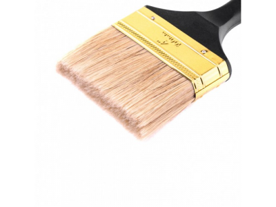 Кисть плоская "Профи" 4", натуральная щетина, пластмассовая ручка Mtx