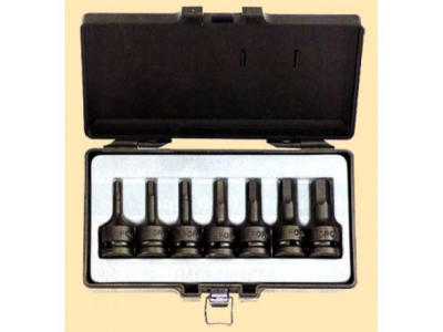 4077 1/2" Набор головок-шестигранников д/пневмоинструмента 7пр.