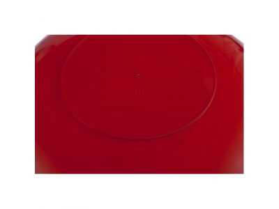 Таз пластмассовый круглый 16 л красный //ТМ Elfe /Россия