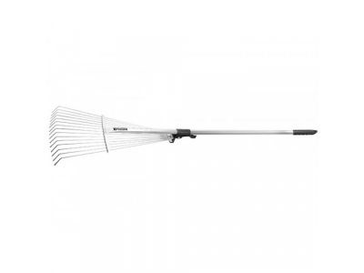 Грабли веерные 15-зубые, алюминиевый черенок 1600 мм, раздвижные PALISAD