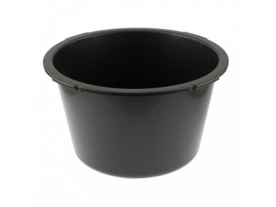 Таз круглый строительный, черный, 30 л, Россия Сибртех