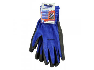 Перчатки с нитриловым рифленым покрытием от AUTOVIRAZH Перчатки с нитриловым рифленым покрытием