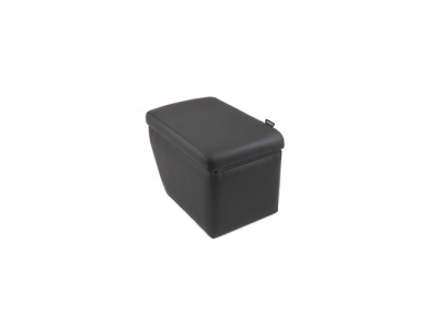 Автоподлокотник RESTIN для KIA Soul, 2016-, черный, экокожа