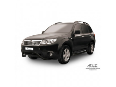 Защита передняя Arbori d57 "мини" черная SUBARU FORESTER 2008-2012