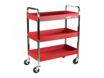 JTC Тележка инструментальная 3 секции красная с открытым отсеком JTC от JTC JTC Тележка инструментальная 3 секции красная с открытым отсеком JTC