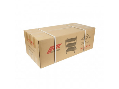 JTC Тележка инструментальная 3 секции красная с открытым отсеком JTC от JTC JTC Тележка инструментальная 3 секции красная с открытым отсеком JTC