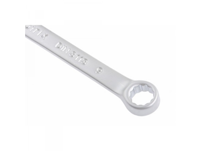 Ключ комбинированный, 9 мм, CrV, матовый хром// MATRIX