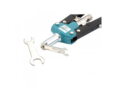 Заклепочник двуручный 420 мм, двухкомпонентные рукоятки, для заклепок 2.4-3.2-4.0-4.8// GROSS от GROSS Заклепочник двуручный 420 мм, двухкомпонентные рукоятки, для заклепок 2.4-3.2-4.0-4.8// GROSS