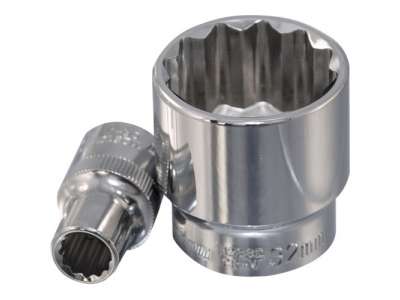 Головка торцевая 12 гранная 1/2"DR 19 мм., Ombra 112319