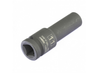 Головка ударная удлиненная шестигранная, 11 мм, 1/2, CrMo Stels