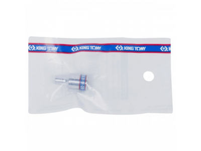 Головка торцевая стандартная шестигранная 1/4", 4 мм, KING TONY