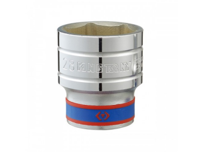 Головка торцевая стандартная шестигранная 1/2", 26 мм, KING TONY