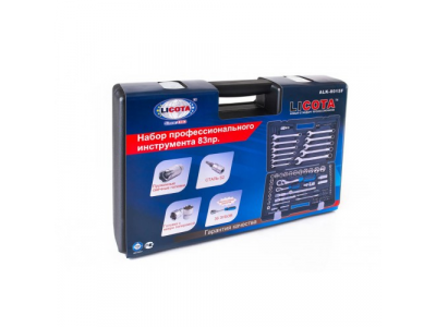 Набор инструмента 1/4" и 1/2" 6 гр. 83 предмета