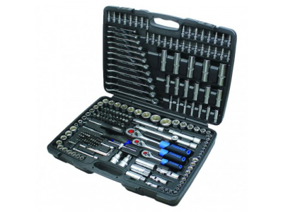 1/4"&3/8"&1/2" Набор инструмента 215пр. (6гр.) (4-32мм)