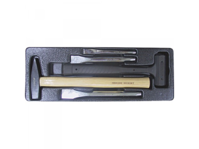 Набор молотков и зубил 5пр. в ложементе