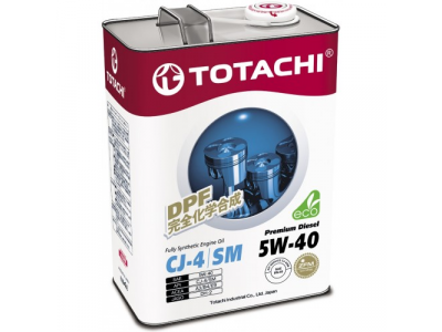 Масло моторное TOTACHI Premium Diesel CJ-4/SM Синтетика 5W40 6л