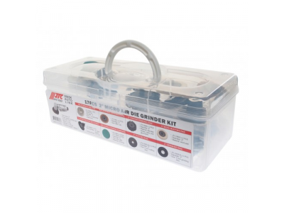 JTC Машина углошлифовальная пневматическая 2" с насадками 17 предметов JTC