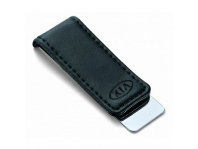 Зажим для банкнот Kia Money Clip, Leather-Metall, артикул R8480AC478K от KIA Зажим для банкнот Kia Money Clip, Leather-Metall, артикул R8480AC478K
