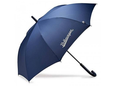 Зонт трость Volkswagen Stick Umbrella Classic, Blue, артикул 000087600F530 от VAG Зонт трость Volkswagen Stick Umbrella Classic, Blue, артикул 000087600F530