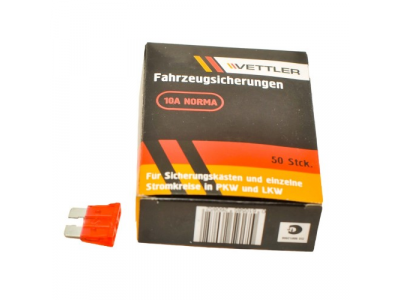 Предохранитель плоский 10А VETTLER от VETTLER Предохранитель плоский 10А VETTLER