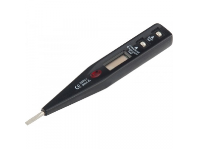 Тестер напряжения 12–220 В, жидкокристаллический дисплей с неоновой лампочкой// SPARTA от SPARTA Тестер напряжения 12–220 В, жидкокристаллический дисплей с неоновой лампочкой// SPARTA